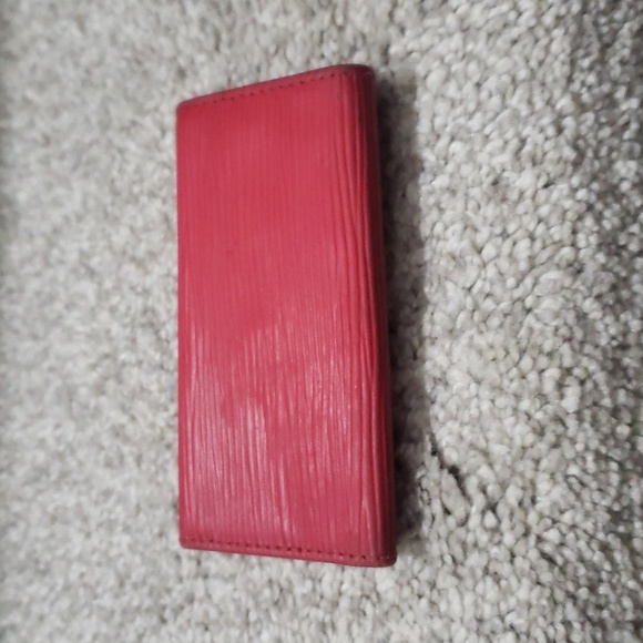 LOUIS VUITTON RED EPI KEYHOLDER AUTHENTIC - Picture 2 of 8